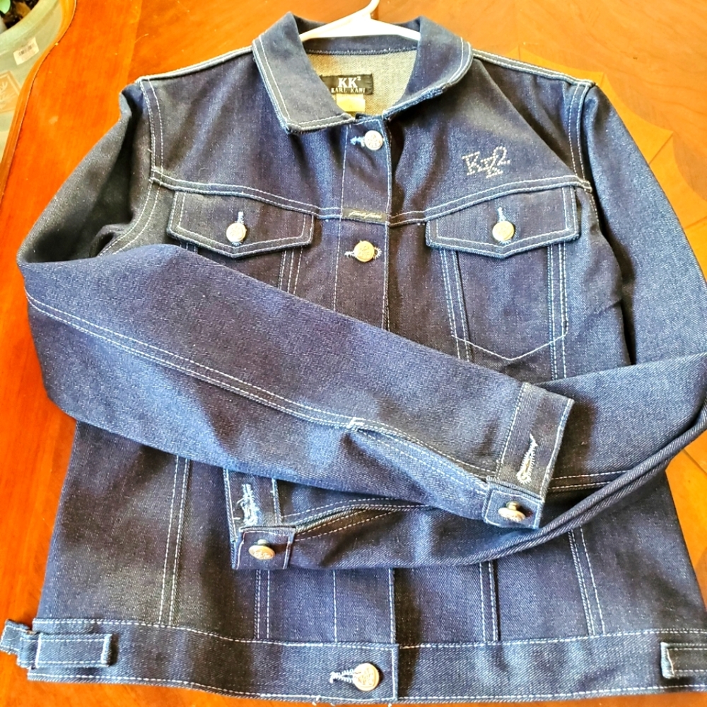 Karl kani denim jacket for women new never been worn